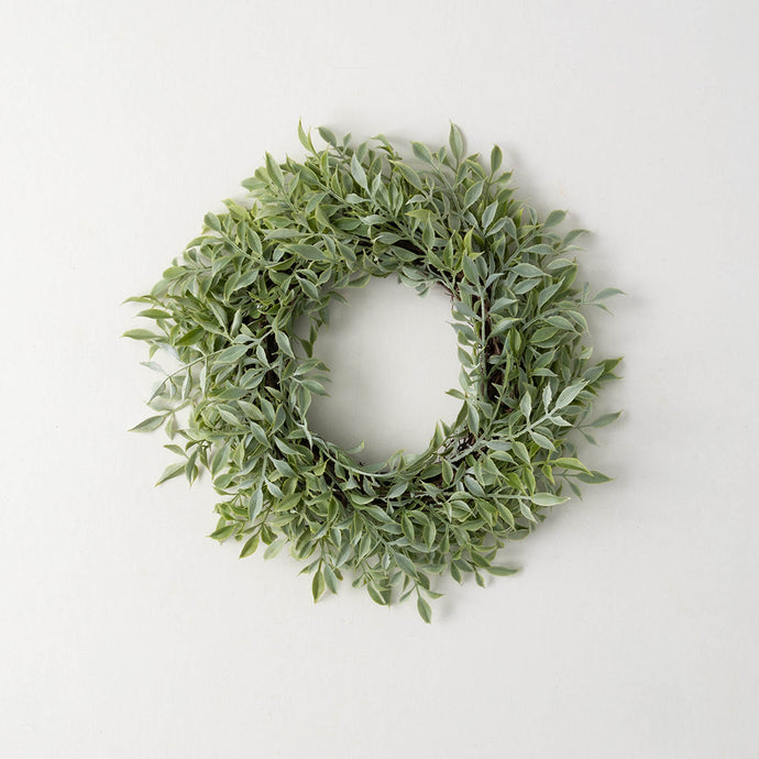 Dusted Tea Leaf Mini Wreath TL6