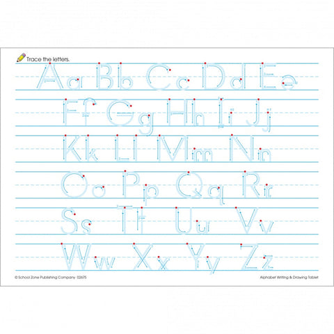 Trace the letters