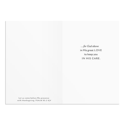 Inside of Thanksgiving card