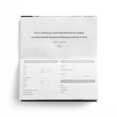 Personal Info, Medical Info, Emergency Contact