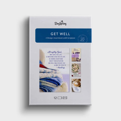 Front of Craft Inspired Get Well Boxed Cards Packaging