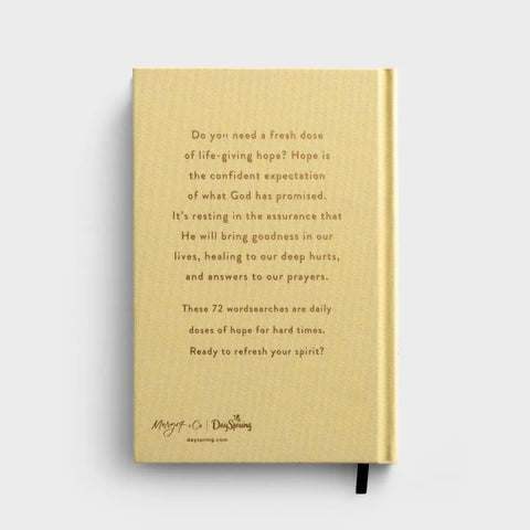 Margot + Co - The Wordsearch Book: Hope with Quotes & Scriptures U3079 back cover