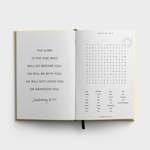 Margot + Co - The Wordsearch Book: Hope with Quotes & Scriptures U3079 sample page