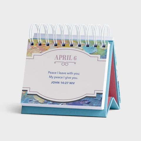Between Friends-366 day inspirational perpetual calendar U3094 example page