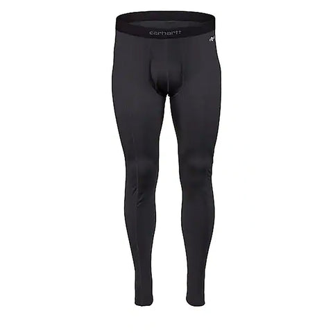 Black Men's Lightweight Stretch Grid Base Layer Pants UL0184-M-BLK