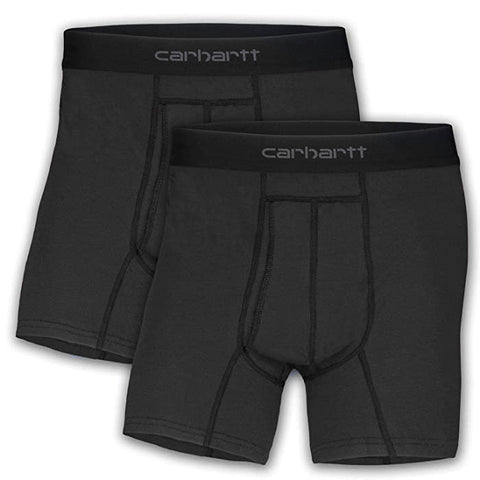 Black Men's 2-Pack 5" Basic Boxer Briefs UU0124