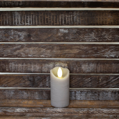 Gray LED votive candle