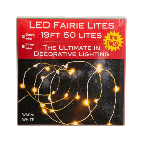 Warm White LED Fairy Lights BAT0315WW