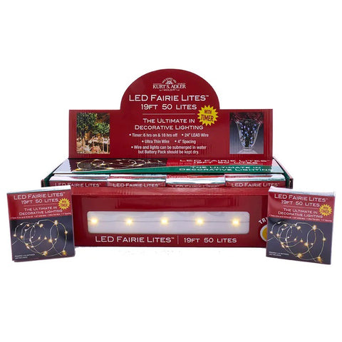 Warm White LED Clear Wire Fairy Lights CM5534