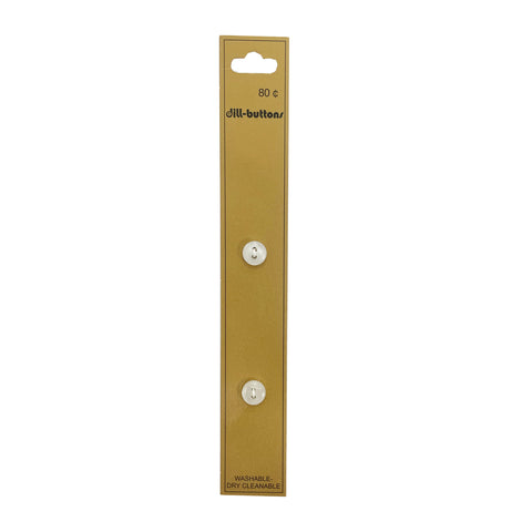 white, Mini 2-Hole Pearlized Buttons