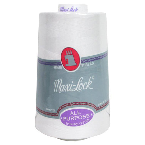 White Serger Thread