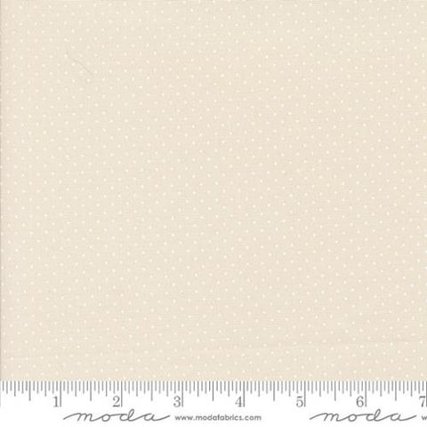white, Frivolity Collection Dots Cotton Fabric 43197