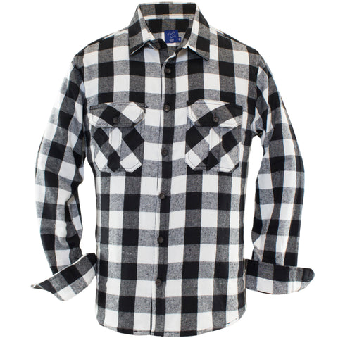 White plaid shirt