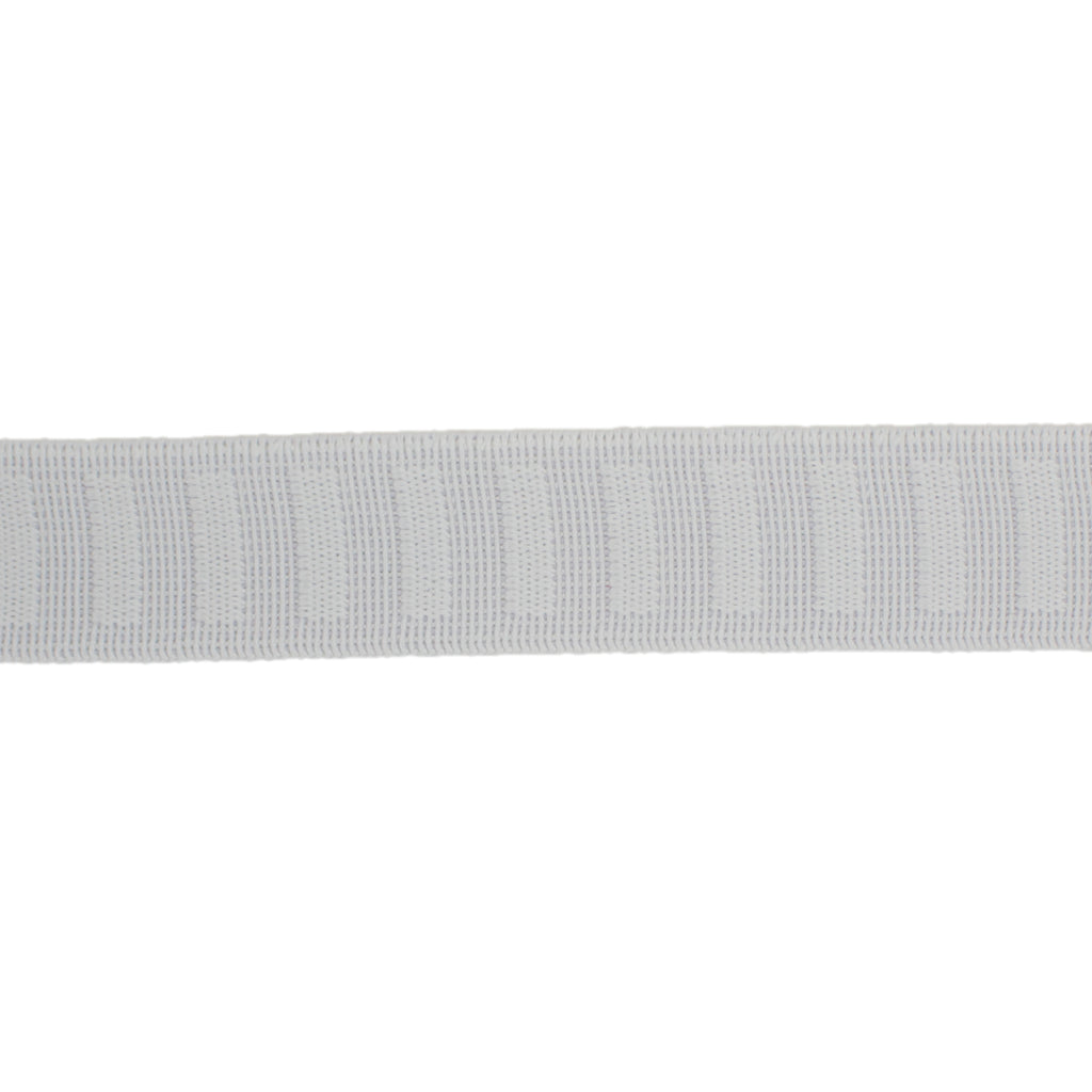 Elastic 1 Woven White Suspender - 50 yds