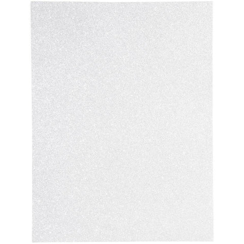 White glitter foam sheet