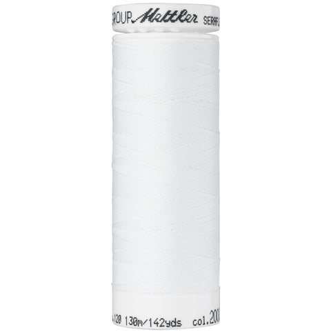 White stretch elastic thread
