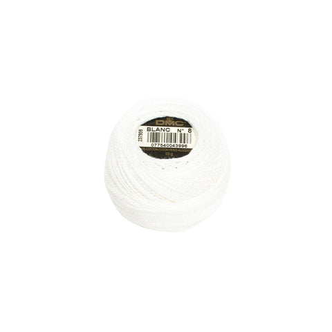 White Pearl perle cotton thread