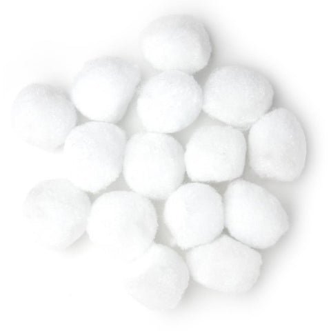 White pom poms