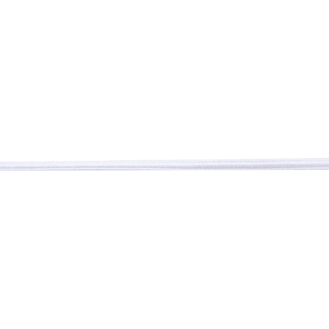 White elastic shoelace