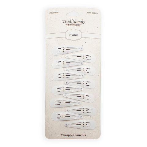 White barrettes