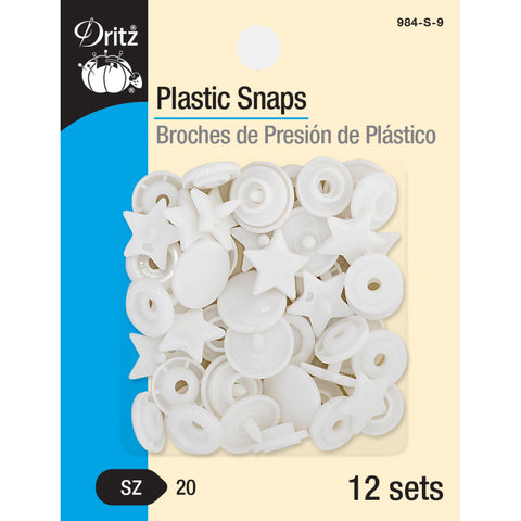 plastic snaps star shaped