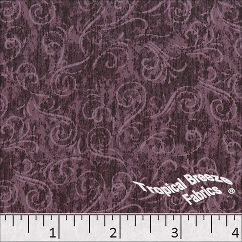 wine, Koshibo Swirl Print Polyester Fabric 048516