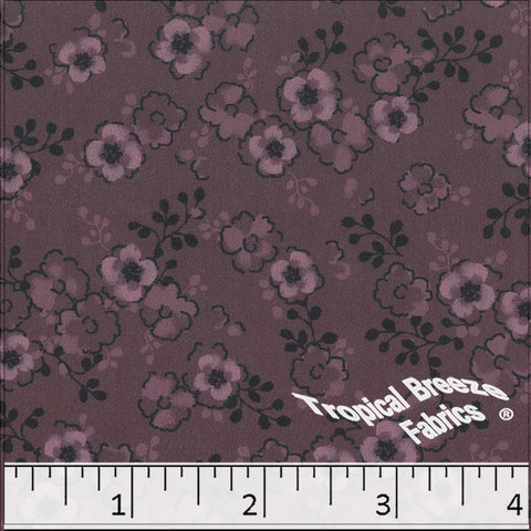 wine, wine, Silk Mist Print Polyester Fabric 042515
