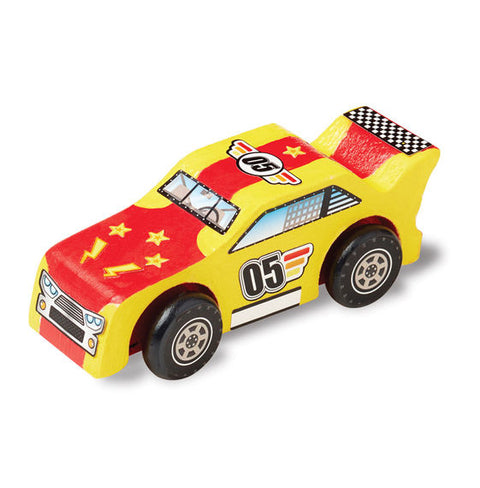 Completed race car