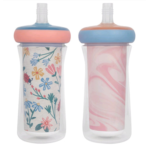 2-Pack Garden Insulated Straw Cups Y6914
