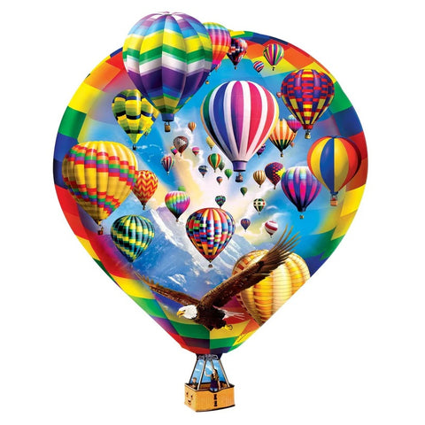 Shapes - Hot Air Balloons 500 Piece Jigsaw Puzzle 32289