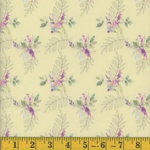 yellow, Wisteria Dotted Dobby Polyester Fabric 136