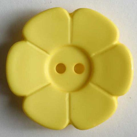 Yellow flower button