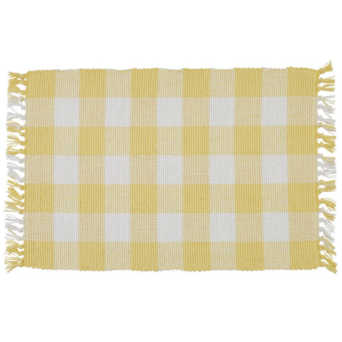 yellow placemat