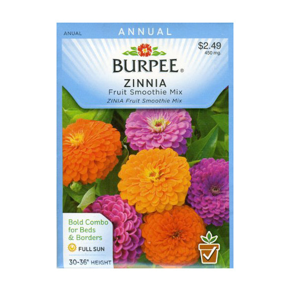 Burpee Zinnia Flower Seed Pack 39571 – Good's Store Online