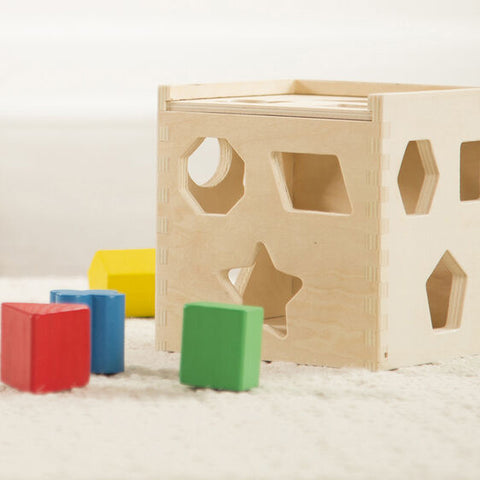 Shape sorting cube.
