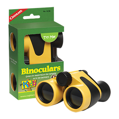binoculars and front of packaging