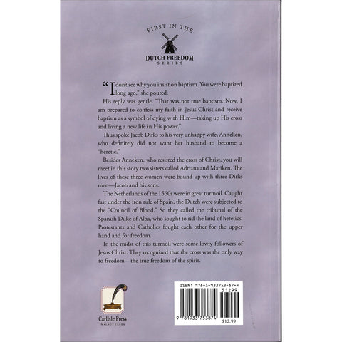 THREE FOR THE CROSS back cover