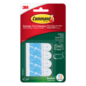 Command Outdoor Small Foam Refill Strips 17022AW-ES