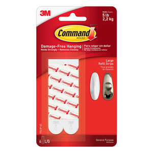 Command Foam Large Refill Strips 17023P-ES