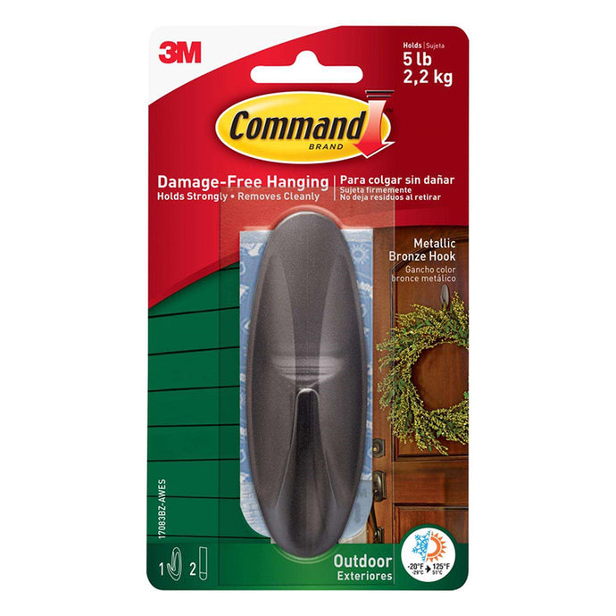 Command Large Outdoor Hook 17083BZ-AWES