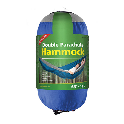 Coghlans Blue and Gray Double Parachute Hammock 1755
