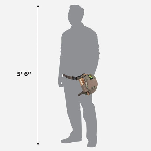Silhouette of Man Wearing Turkey Bag