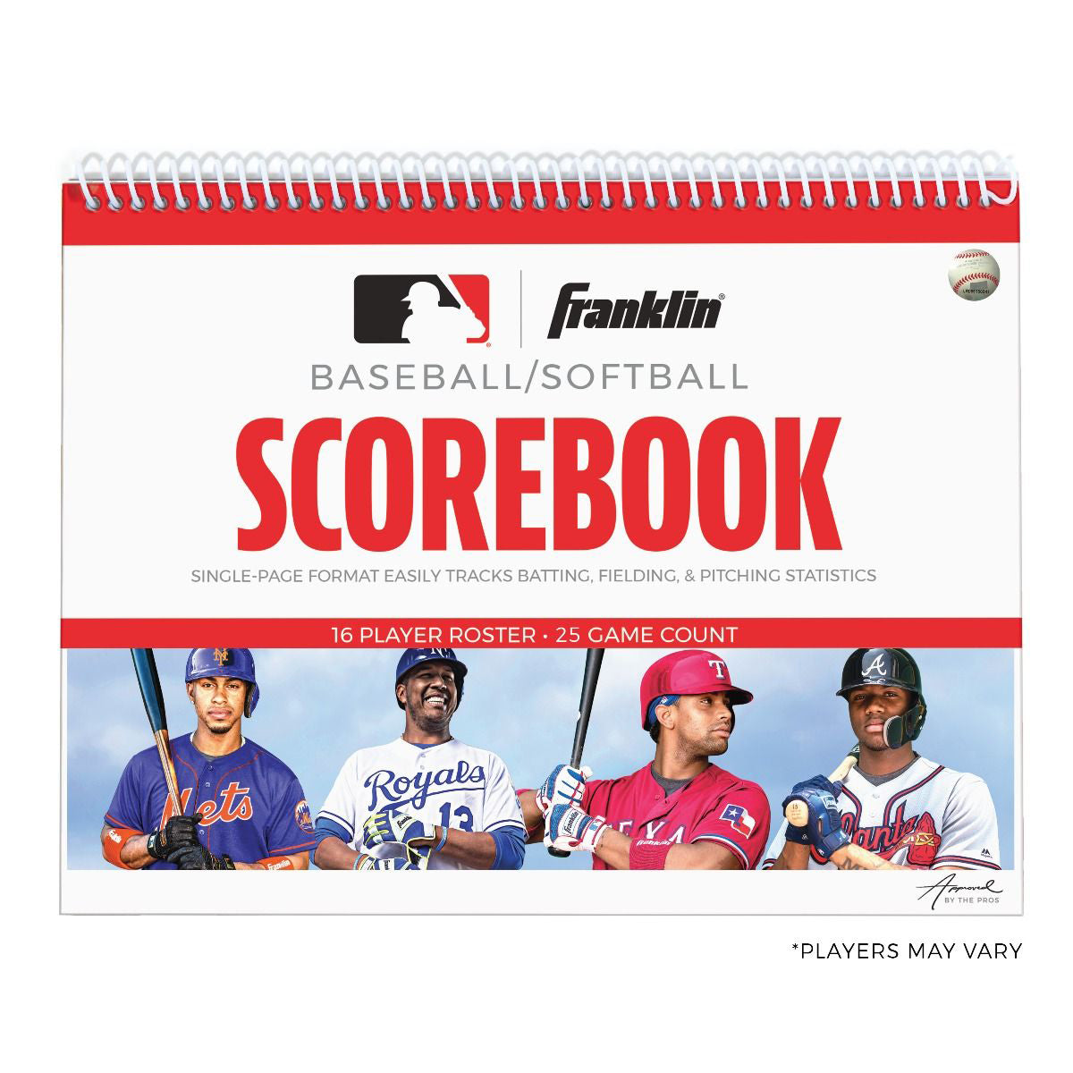 Franklin MLB Baseball/Softball Scorebook 19187 - HIT a Double Franklin MLB Baseball/Softball Scorebook 19187 - HIT a Double