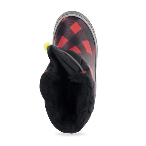 Top of Youth Buffalo Check Neoprene Snow Boots 24104416B
