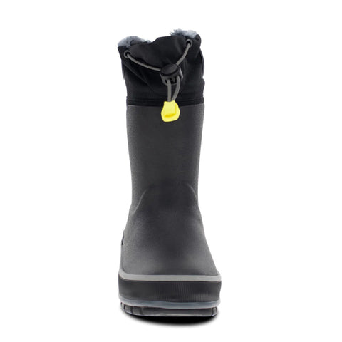 Front of Youth Black Neoprene Snow Boots 24114107B