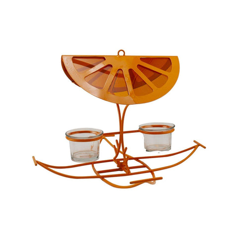 Metal Oriole Fruit and Nut Feeder