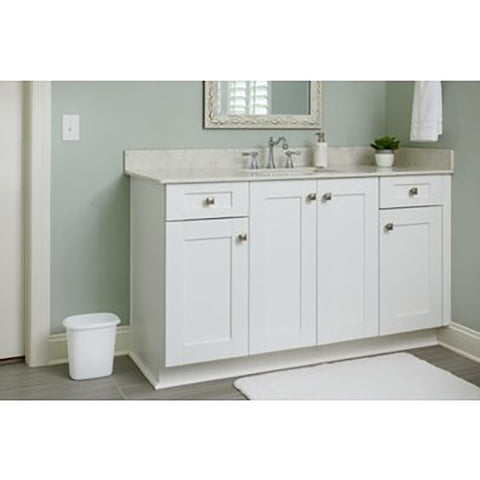 Trash Can in Bathroom