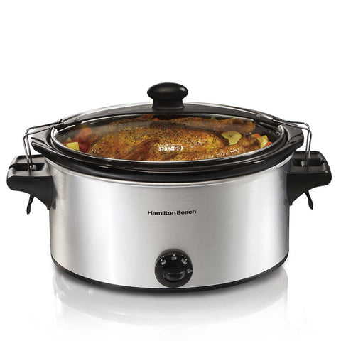 Stainless Steel 6 Quart Stay or Go Slow Cooker