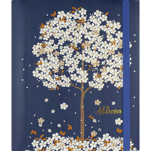 Large Address Book Falling Blossoms 337979