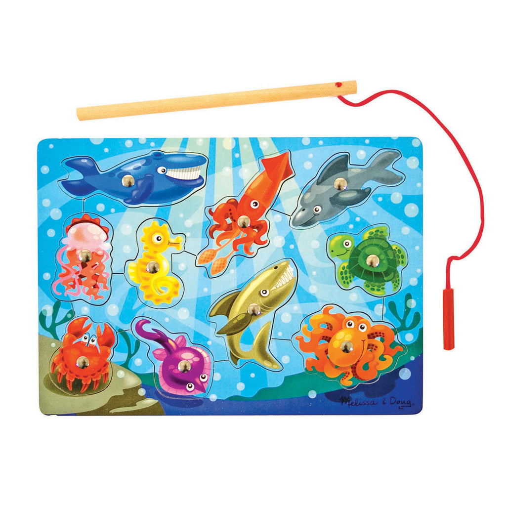ITH Go Fish Game Magnetic Fish Fishing Game 4 X 4 and 5 X 7 Zipper Bags  Included DIGITAL Embroidery Design 